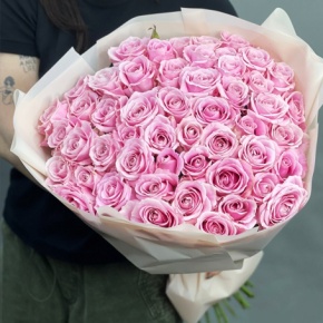 Букет из 55 роз Аваланж (60 см) в Павловском Посаде