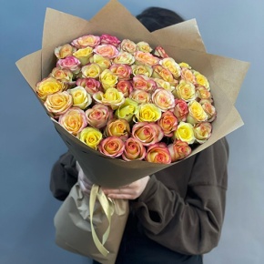 Букет "Валентино" из 51 розы (60 см) в Павловском Посаде