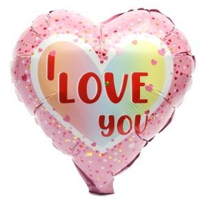 Шар сердце "I love you" в Павловском Посаде