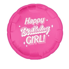 Шар "happy b-day girl" в Павловском Посаде