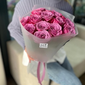 Букет из 15 роз Меритим (50 см) в Павловском Посаде