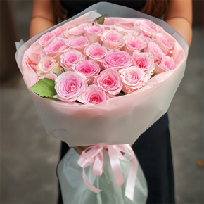 Букет из 25 махровых роз (60 см) в Павловском Посаде