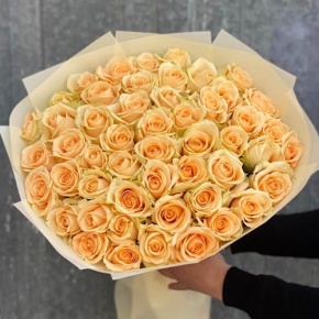 Букет из 51 розы Аваланж (60 см) в Павловском Посаде