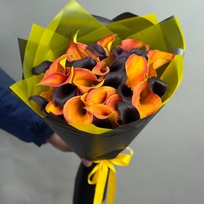 Букет "Карамель" из 29 калл в Павловском Посаде