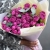Букет "Малиновый бисквит" из кустовых и пионовидных роз и эвкалипта в Павловском Посаде