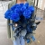 15 синих LUX роз Эквадор (70 см) в Павловском Посаде