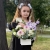 Композиция с георгинами на 1 сентября в белом ящике в Павловском Посаде Композиция с георгинами на 1 сентября в белом ящике в Павловском Посаде