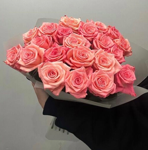 Букет из 21 розовой розы (50 см) в Павловском Посаде