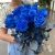 15 синих LUX роз Эквадор (70 см) в Павловском Посаде