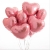Сердце розовое фольгированный шар с гелием (45 см) в Павловском Посаде