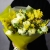 Букет из ранункулюсов и мимозы в Павловском Посаде