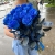 15 синих LUX роз Эквадор (70 см) в Павловском Посаде