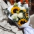 Букет "Солнечный цветочек" из подсолнуха, гиперикума, хризантем и орнитагалума в Павловском Посаде