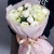 Букет "Белый жемчуг" из гортензий и пионов в Павловском Посаде
