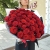 Букет 51 красная роза (50 см) в Павловском Посаде
