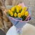 Букет из 15 жёлтых тюльпанов в Павловском Посаде